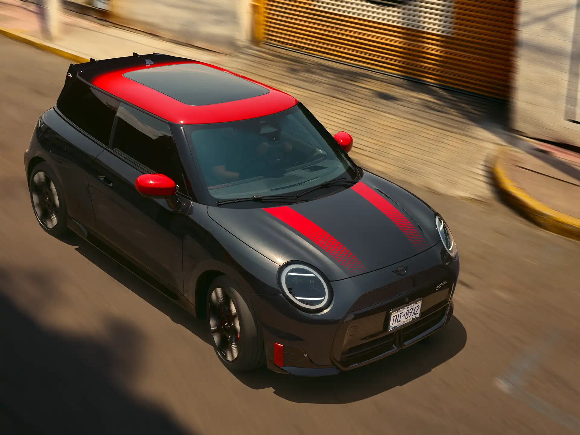 MINI John Cooper Works – J01 JCW widok z góry